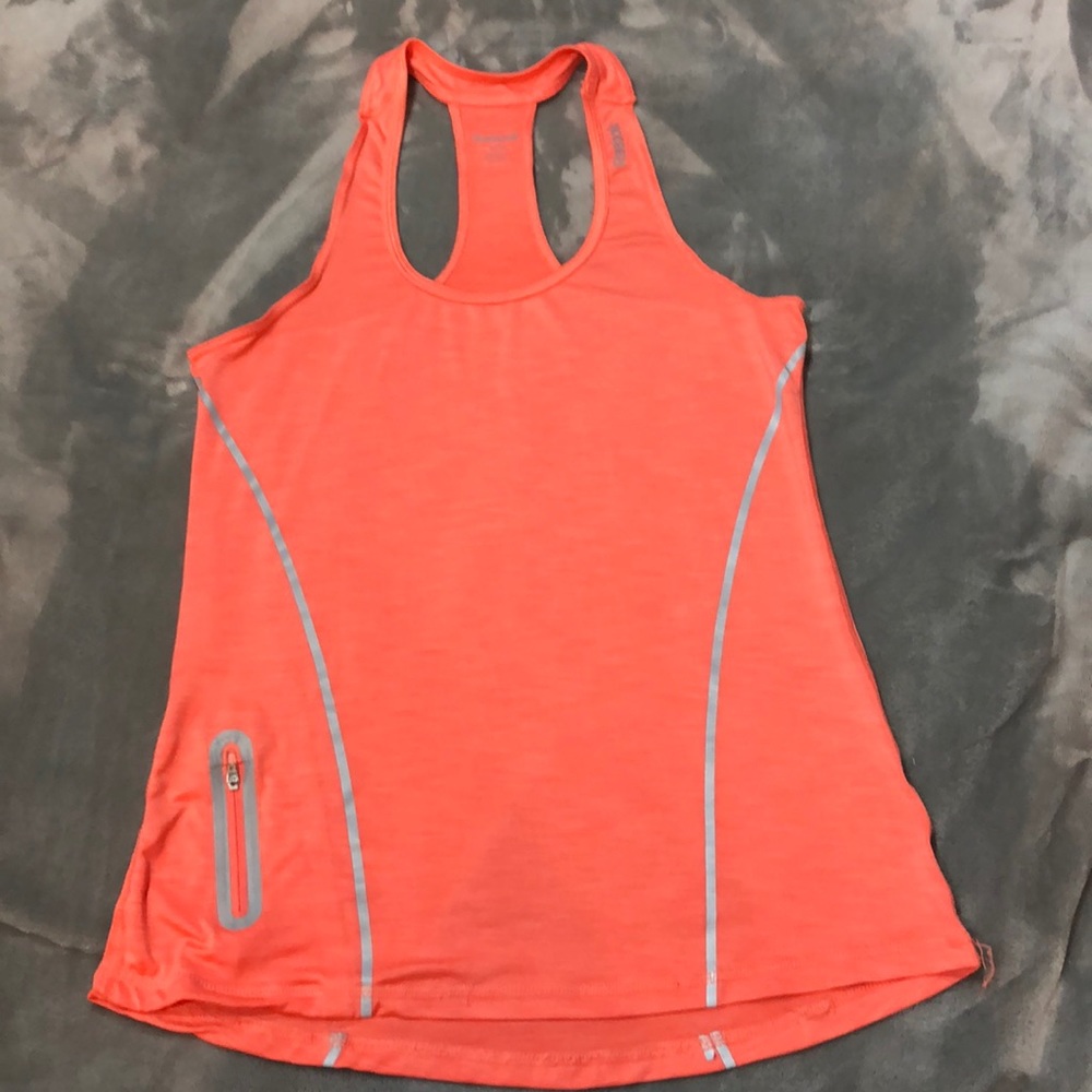 Reebok Orange Racer Back workout tank